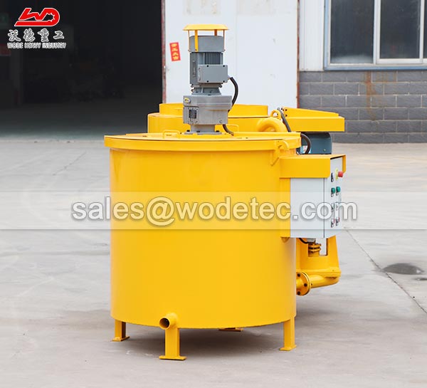 High speed cement grout mixer and agitator machine
