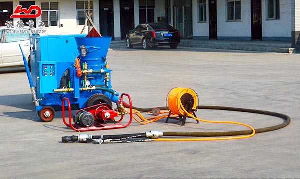 New refractory concrete spray shotcrete gunite machine for coal Mine Spraying