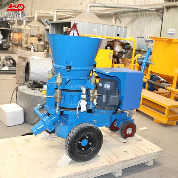 Refractory small shotcrete building sprayer machine