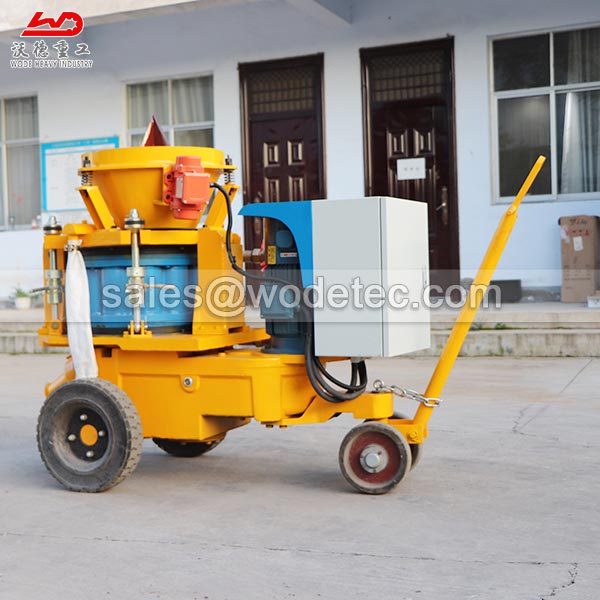 Shotcrete machine for hydropower projects