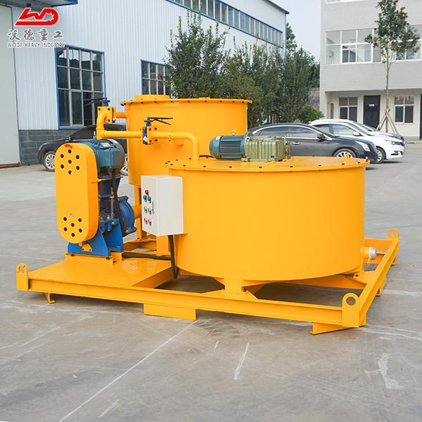 Vertical installation motor large diameter shaft cement mixer