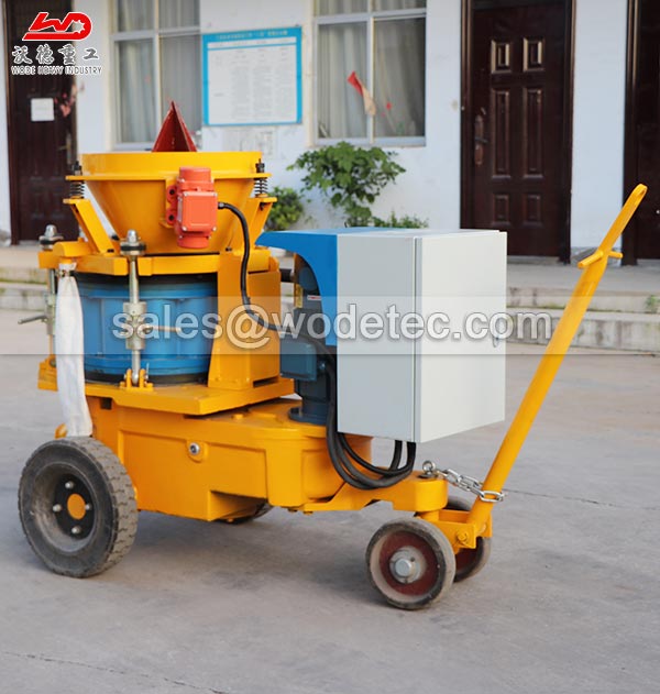 With low operation and maintenance costs shotcrete machine