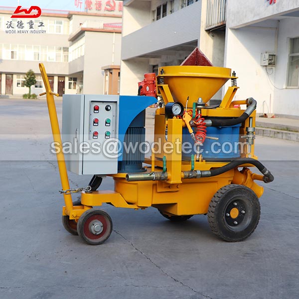 anti-explosion dry shotcrete spray concrete machine