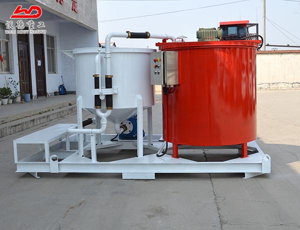 cement grout making mixer and agitator for sale