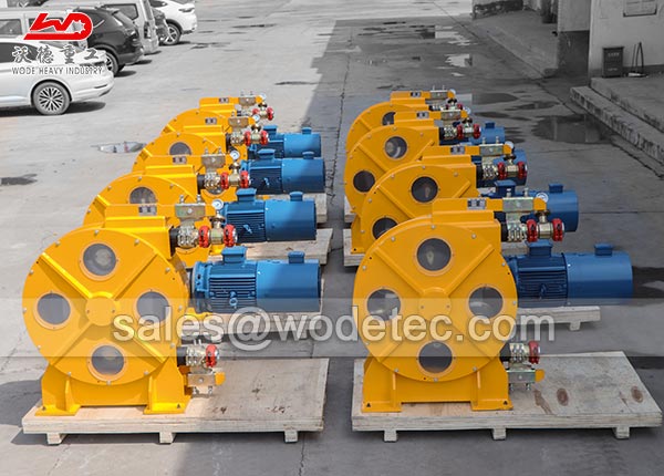 cement peristaltic hose pump support custom