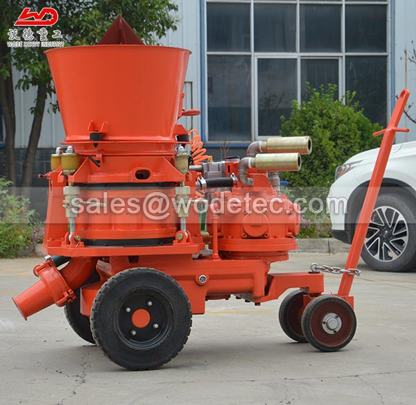 dry mix refractory gunite shotcrete machine for kiln