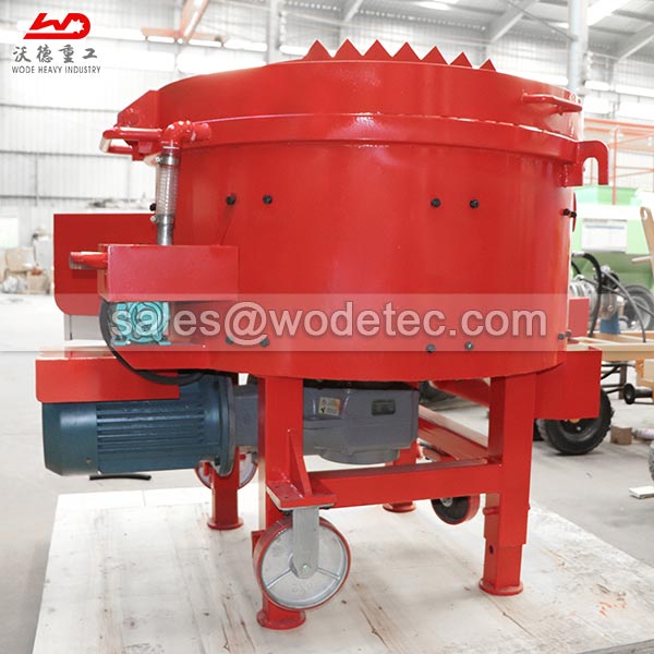 pan mixer for refractory castable