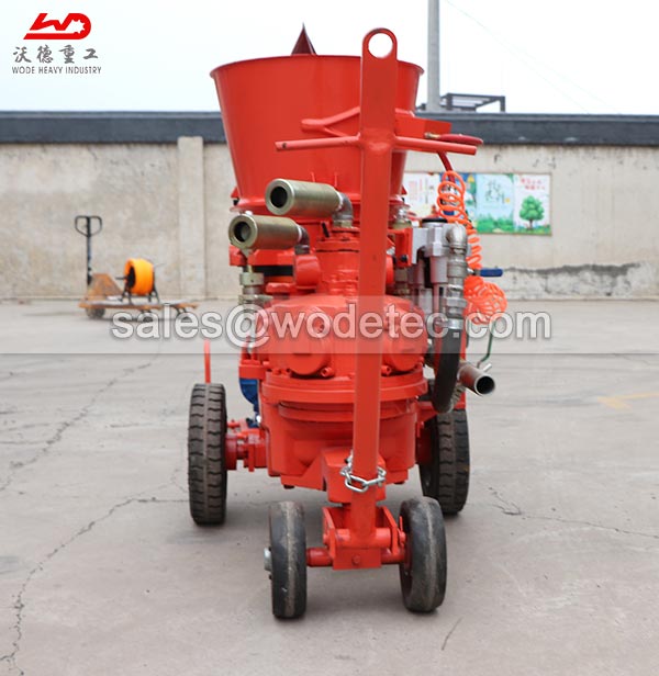 portable refractory air driven gunite shotcrete pump equipment