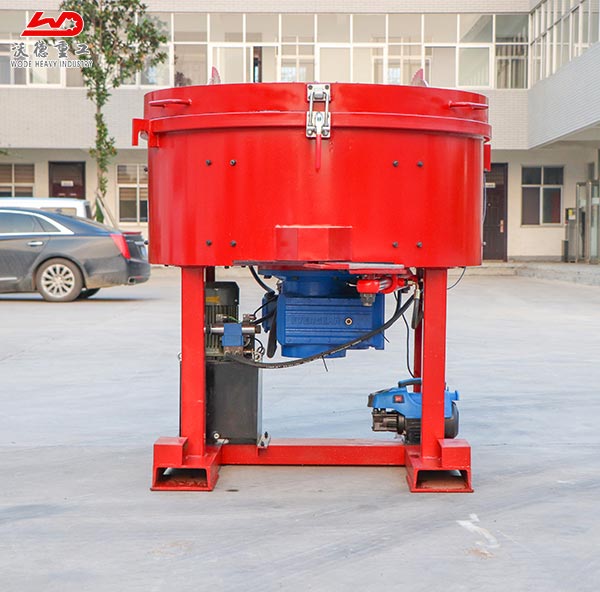 500 liters dry  forced action mobile  refractory pan mixer