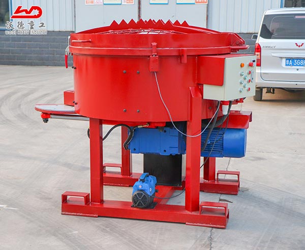 500kg Mortar refractory material mixer pan mixer with bag breaker