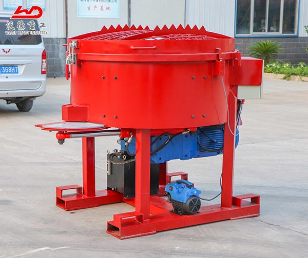 500kg castable refractory mobile pan mixer