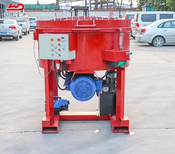 500kg site use low cement pan mixer refractory castable mixer