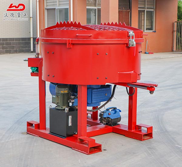 China factory 500 liter refractory pan mortar mixer