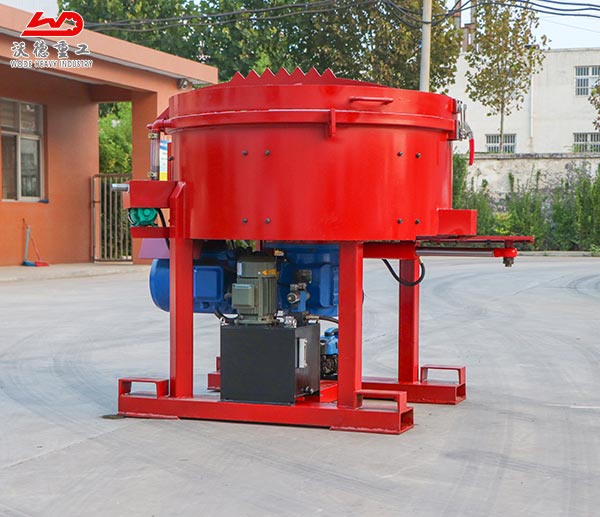 Concrete pan refractory mixer 250KG