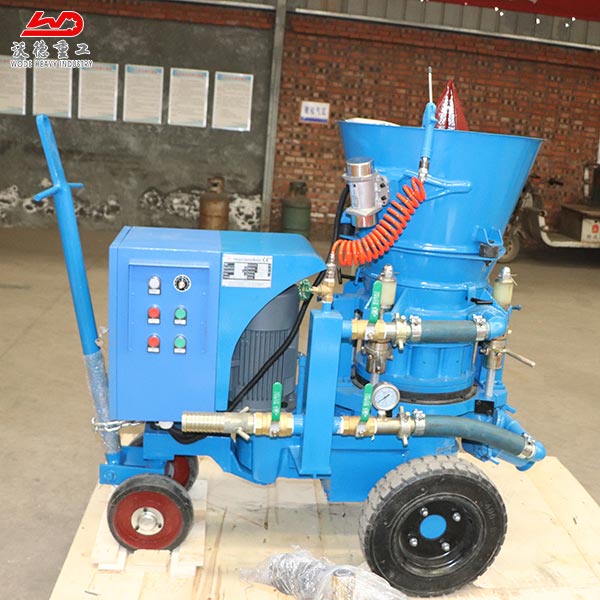 Shotcrete spray refractory gunning gunite machine