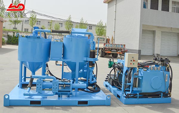 high quality grouting mixer with agitator