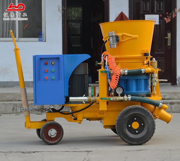 Variable Output Dry Spraying Refractory Shotcrete Gunning Machine manchester