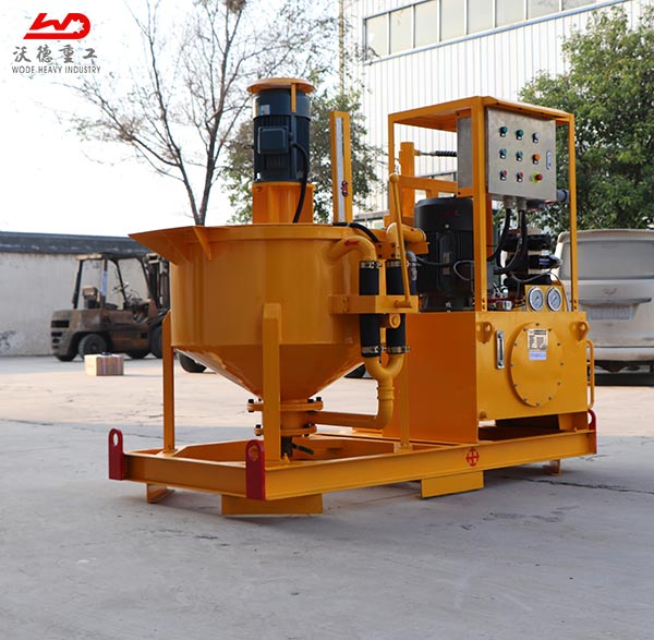 professional grout mixer pump units for grouting project
