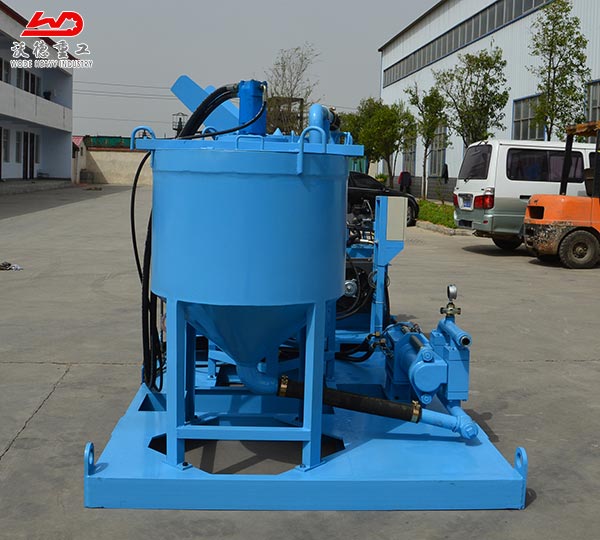 environmental friendly grout mixer with storage barrel machine