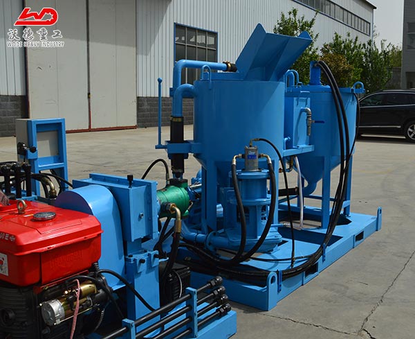 good performance cement grouting  pump mixer with agitator
