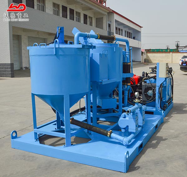 environmental friendly grout mixer with storage barrel machine