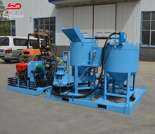 Low price compact structure grout pump station for sale