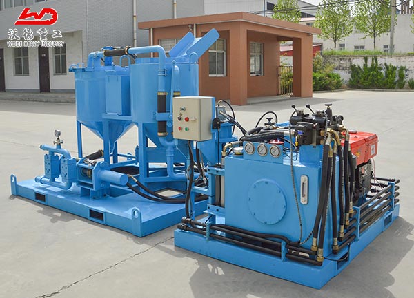 Low price compact structure grout pump station for sale