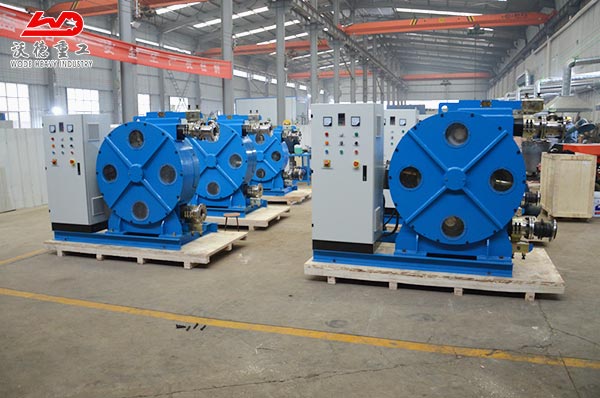 industrial hose pump large flow peristaltic chemical liquid delivery cement