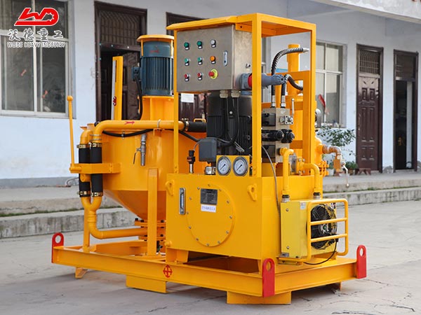 compact structure grout station for underground project