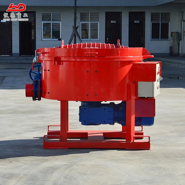 500kg castable mixing machine refractory pan mixer