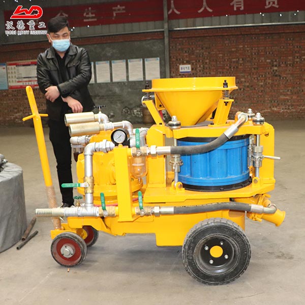 Dry Shotcrete Gunite Machine With Compact Structure