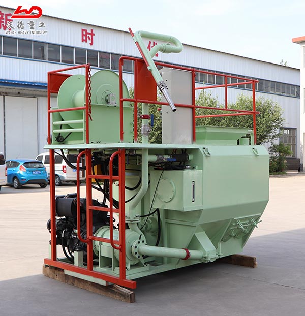 hydroseeding machine for residential landscape