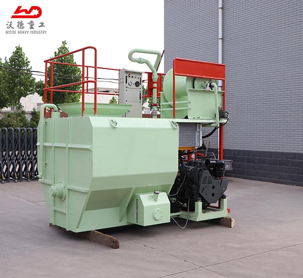 soil hydroseeding machine for slope protection