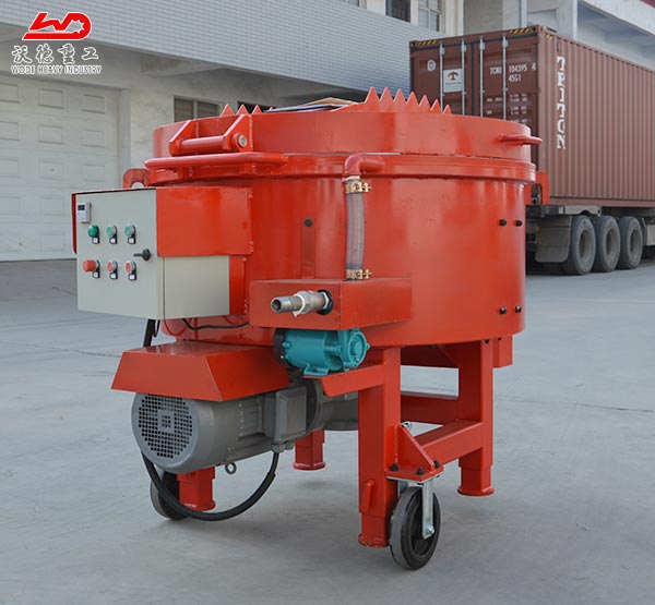 250kg Refractory site castable pan mixer