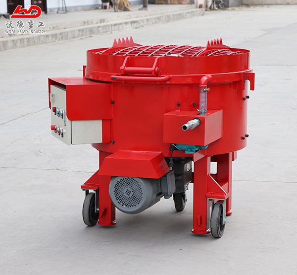 250kg portable Mobile 250kg Castable Pan Mixer for refractory