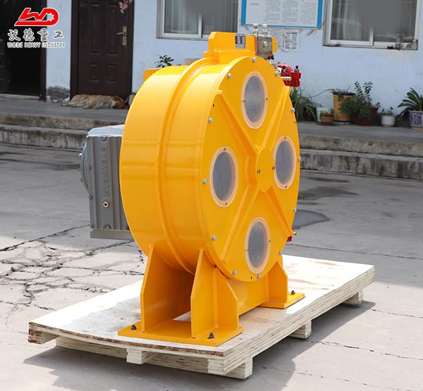 Industrial hose pump peristaltic pump with hydraulic motor