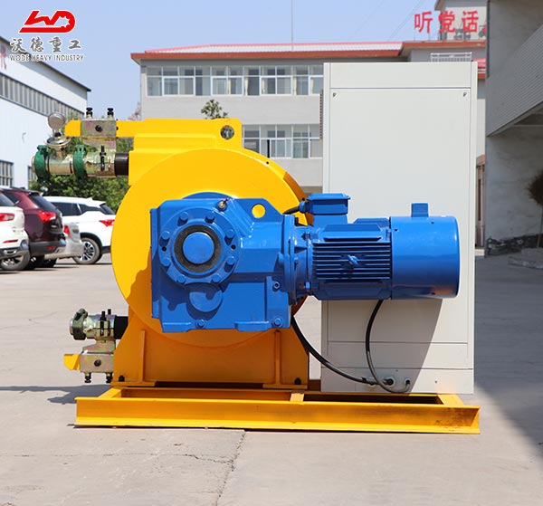 high-pressure peristaltic hose pump for abrasive fluid