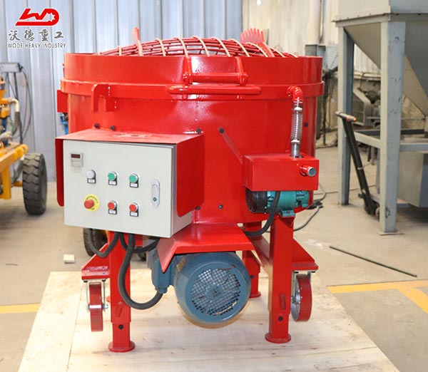 250 kg wearresistant steel line refractory pan mixer