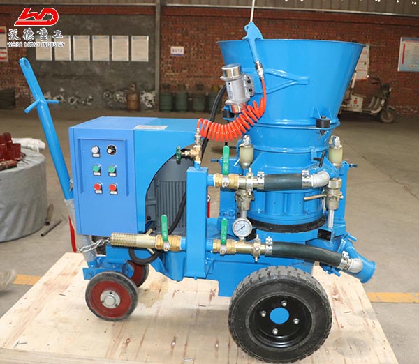 Refractory gunite shotcrete machine with Ce Certificate