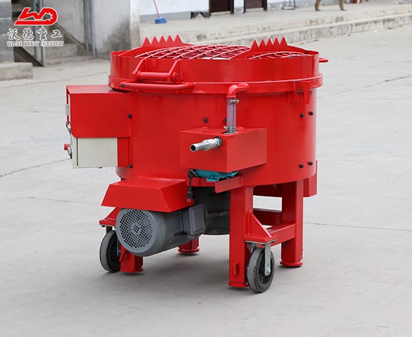 Wear-resistant steel line refractory pan mixer