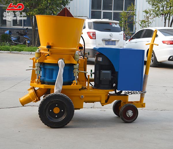 professional explosion proof tunnel refractory dry shotcrete machine