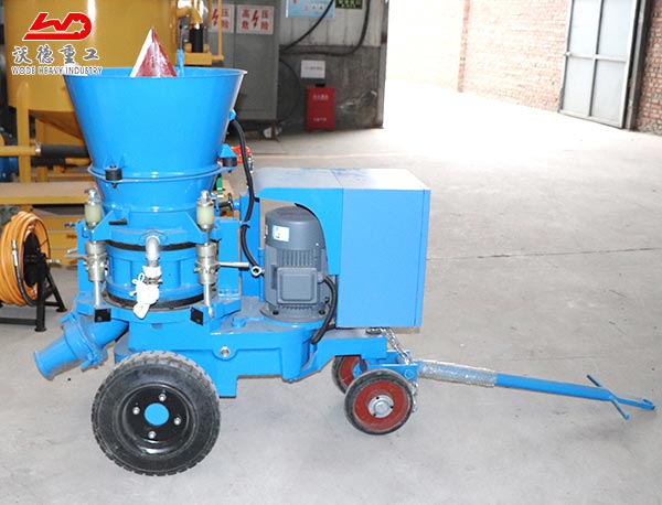 slop protection refractory concrete gunite machine