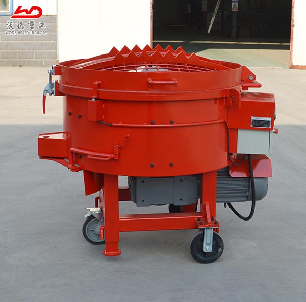 250kg Refractory Material Mobile Pan Mixer for sale