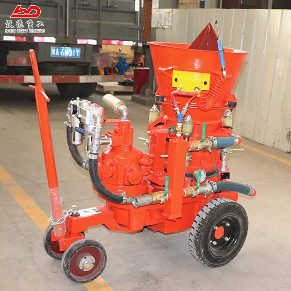 Chinese manufacturer refractory dry shotcrete machine