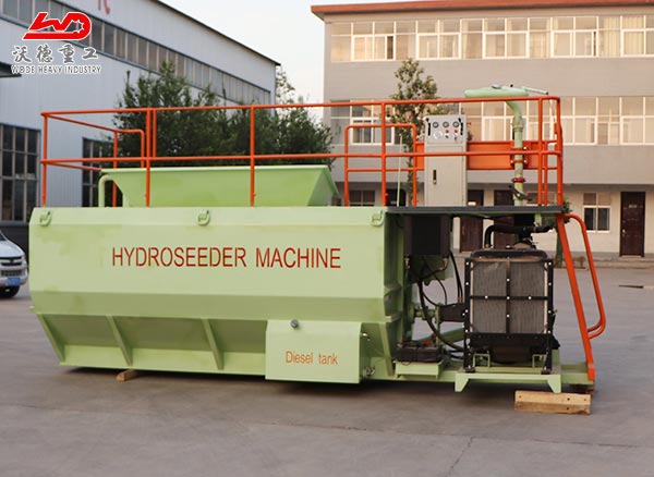 Diesel large capacity hydroseeder for slope greening