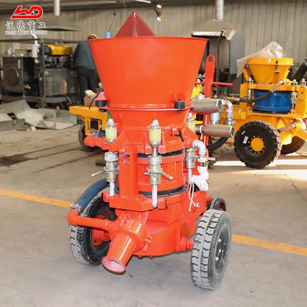 Variable Output dry mix refractory spray shotcrete machine