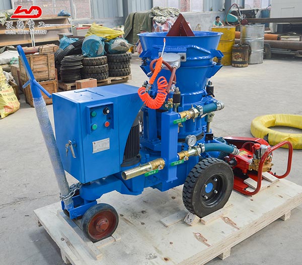 Wheel Electric dry refractory gunning machine