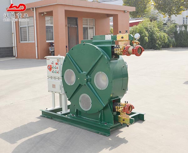 high flow rate hose squeeze peristaltic pump
