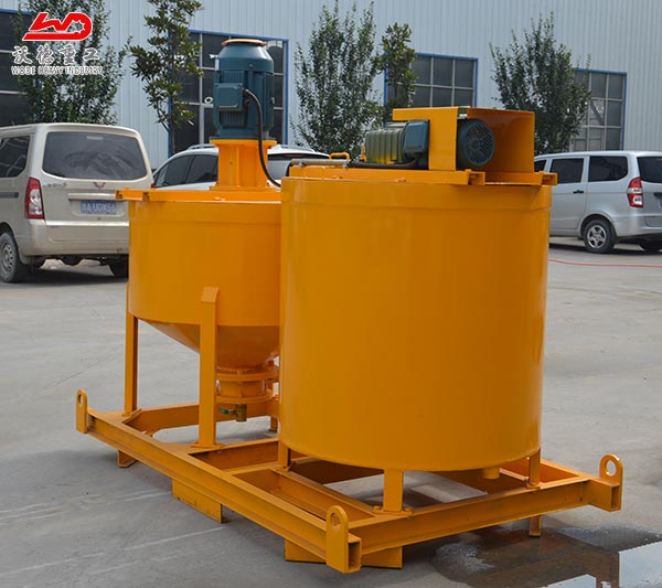 colloidal grout mixer and agitator