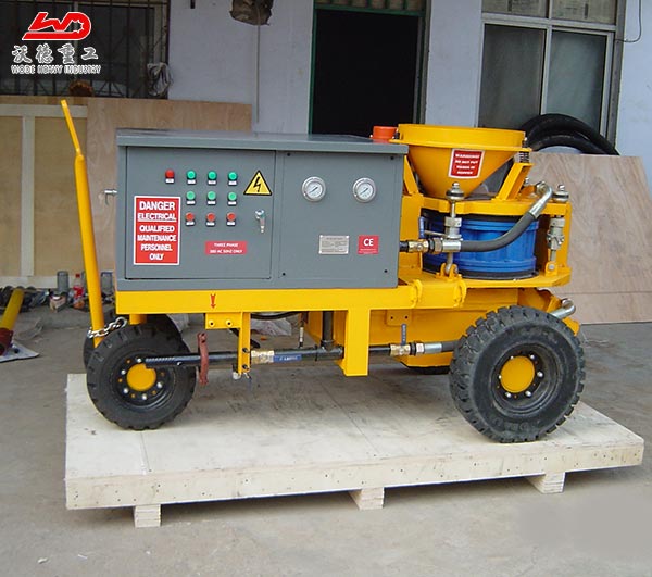 cement wet mix shotcrete spray gunite machine